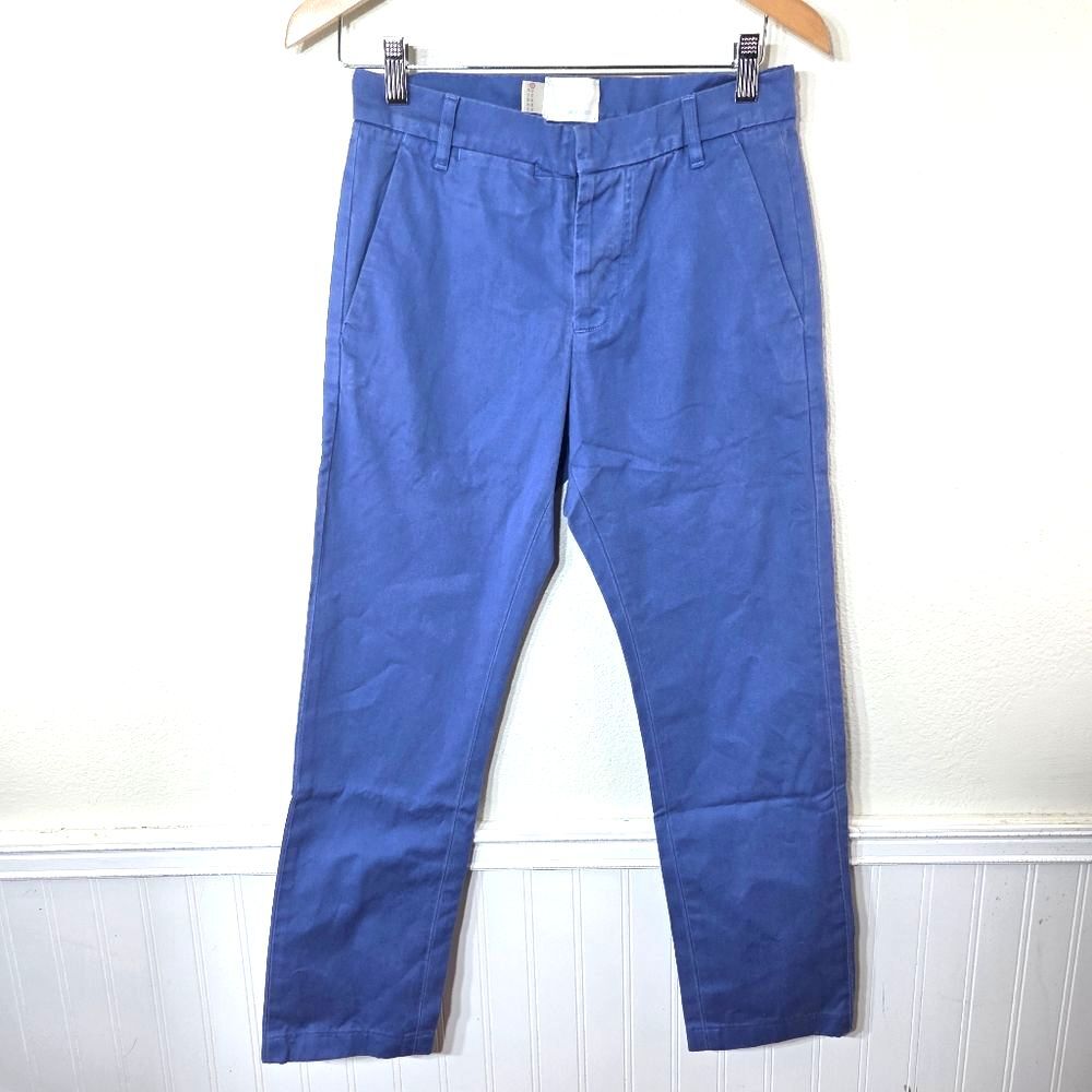 Band Of Outsiders Men's Cotton Blue Chino Casual Pants Size 28